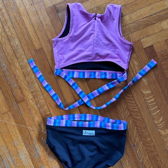 Two piece unicorn dance gymnastics set - Picture 3 of 4